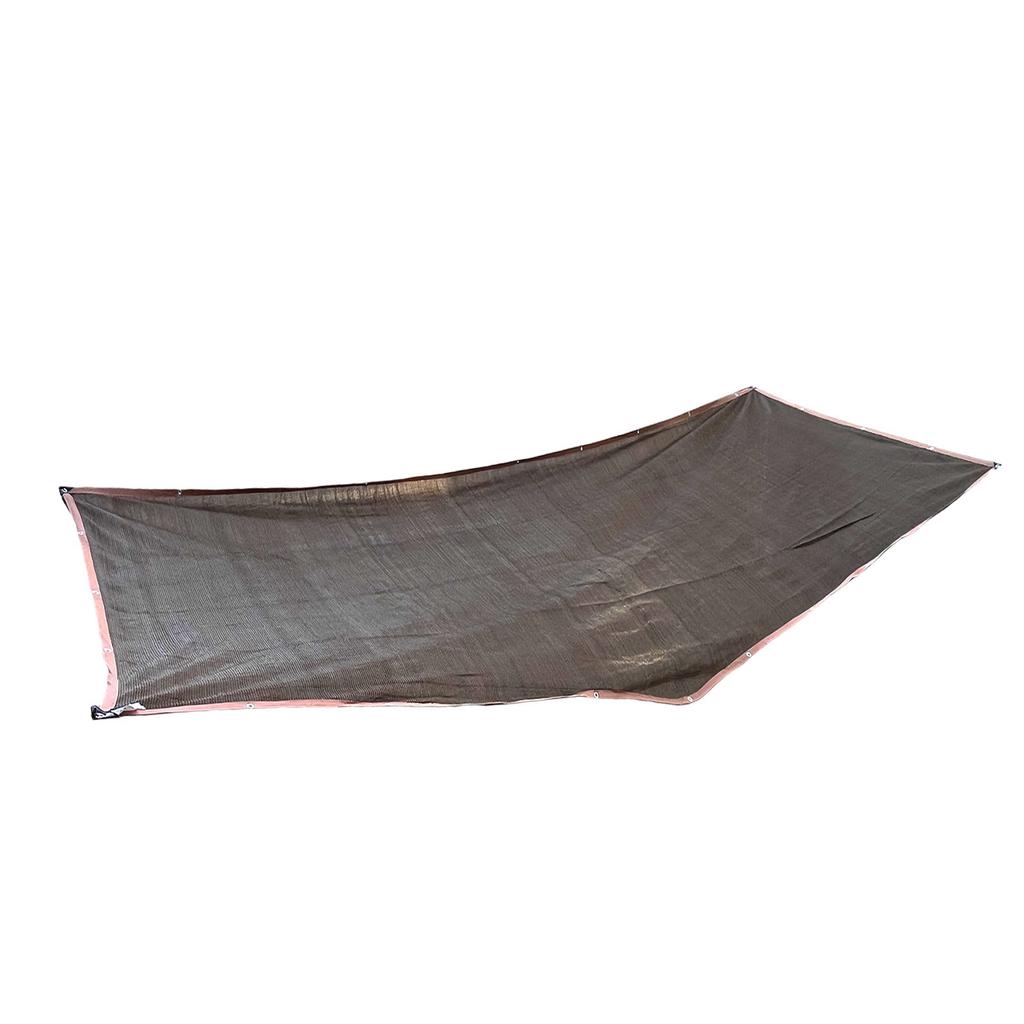 Sun Shade Cloth Polyethylene Sun Shade Sail Canopy Cover with 4 Ropes for Outdoor Garden Patio
