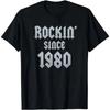 Men's Summer 43 Years Classic 1980 Printed Pattern Limited Edition T-shirt Retro Best Birthday Gift Fashion Large Men's T-shirt