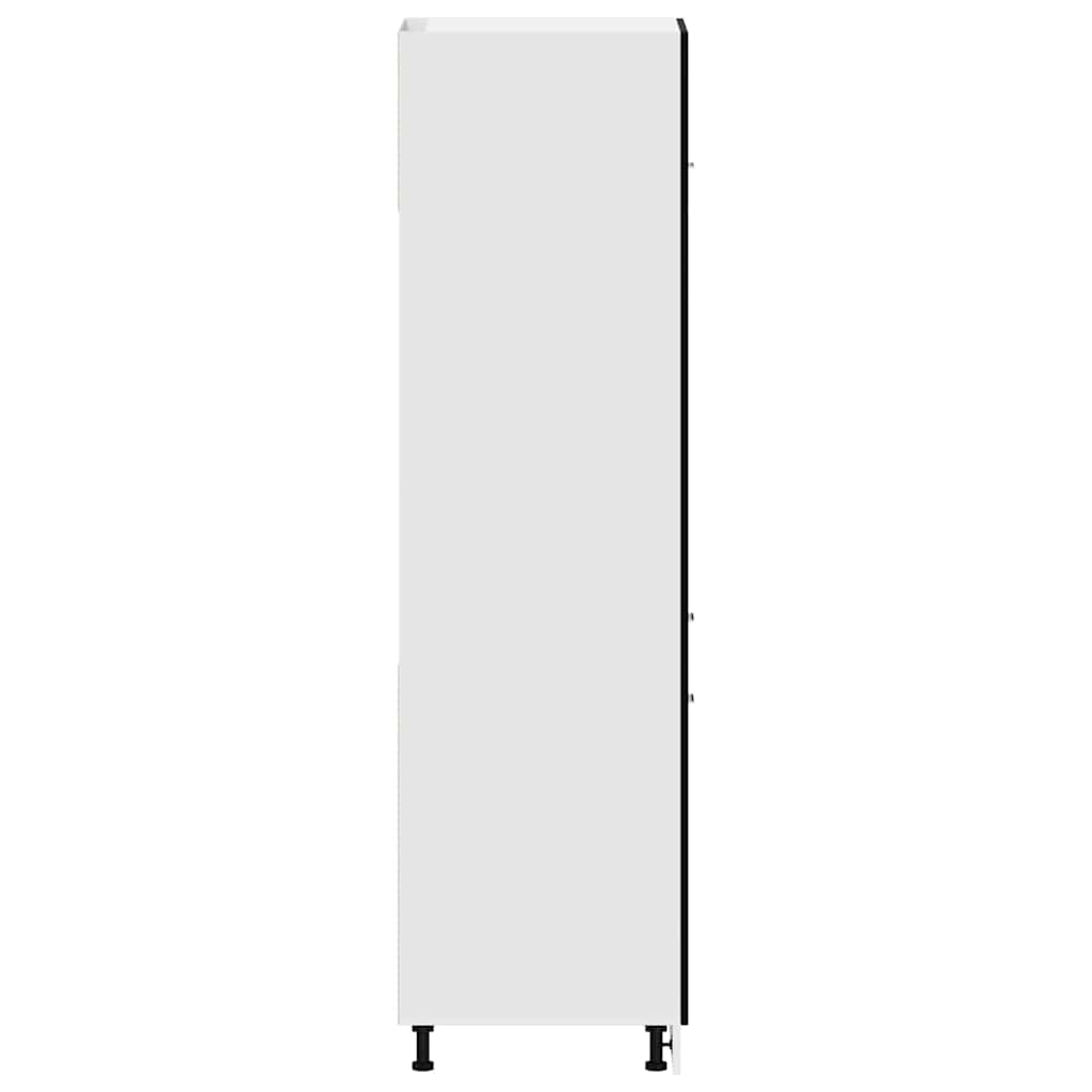 Lyon Hanging Cabinet Black Oak Effect 60 x 31 x 207 cm