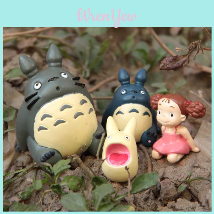Cartoon My Neighbor Totoro Miniature Resin Scene With Wishing Scene For Gift Giving And Home Decor