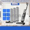 2025 For 1 Set Sponge Brush Roll Set for Eureka New430 for Jonr Ed12 Brush