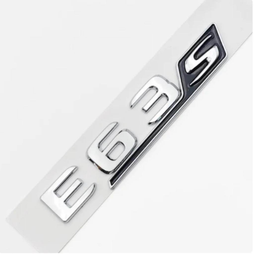 3D ABS E63 E63S Logo Emblem Decal Car Rear Trunk Badge Sticker