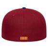 New Era Mes Que Un 59Fifty FC Barcelona Cap, Mens burgundy Cap