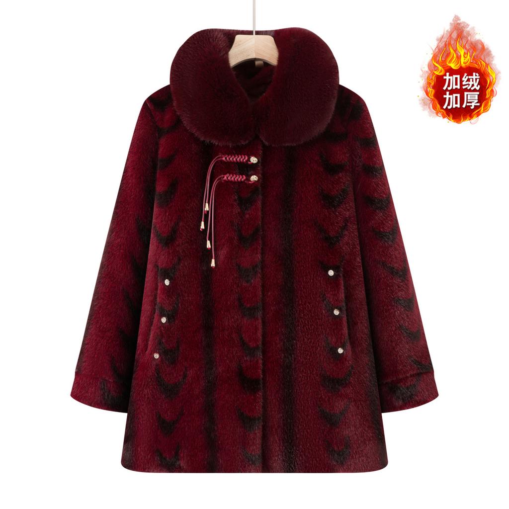 Winter Clothing, Velvet Thickened Warm Jacket, Long Clothing, Winter Cotton-padded Jacket, and Winter Clothes for Women