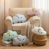 White Blue Pink Stuffed Simulation Pillow Fluffy Soft Sofa Cushion Soft Cloud Plush Toy  Sofa