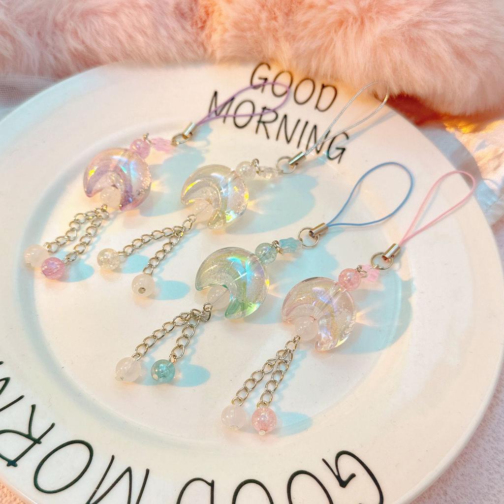 Eisblasen Mond Handy Anhänger Taschenzubehör: Niedlicher Allround-Handykettenanhänger.