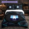 Lazio FC Themed Bedding 3Pcs Duvet Cover Set Decorative Bed Linen For Teen Room Home Decoration