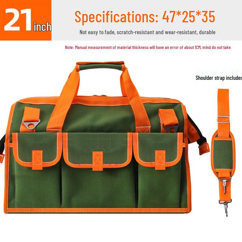 Durable Canvas Tool Bag – Multifunctional Electrician and Repair Shoulder Bag