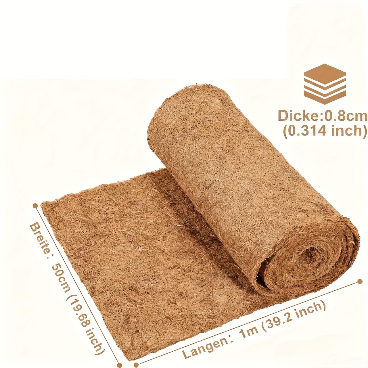 Coconut Fiber Mat Garden Plant Insulation Cover, Coconut Fiber Plant Pot Hanging Basket Mat Durable Winter Plant Protection Mat.