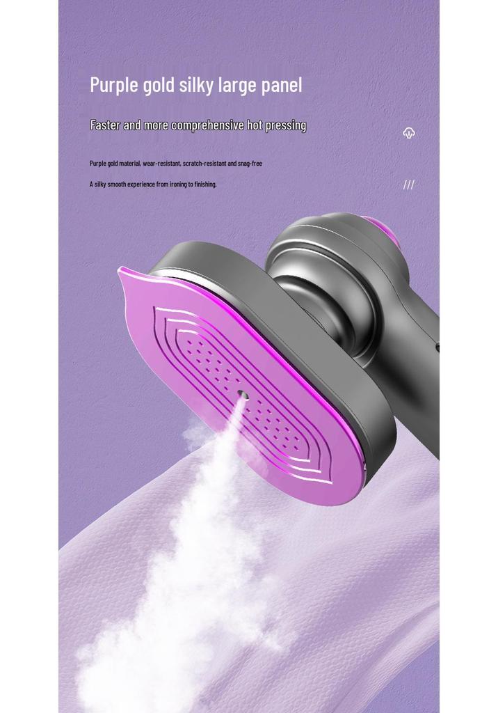 Compact Swirl Rotary Electric Garment Steamer - Handheld Portable Iron with Rotary Handle