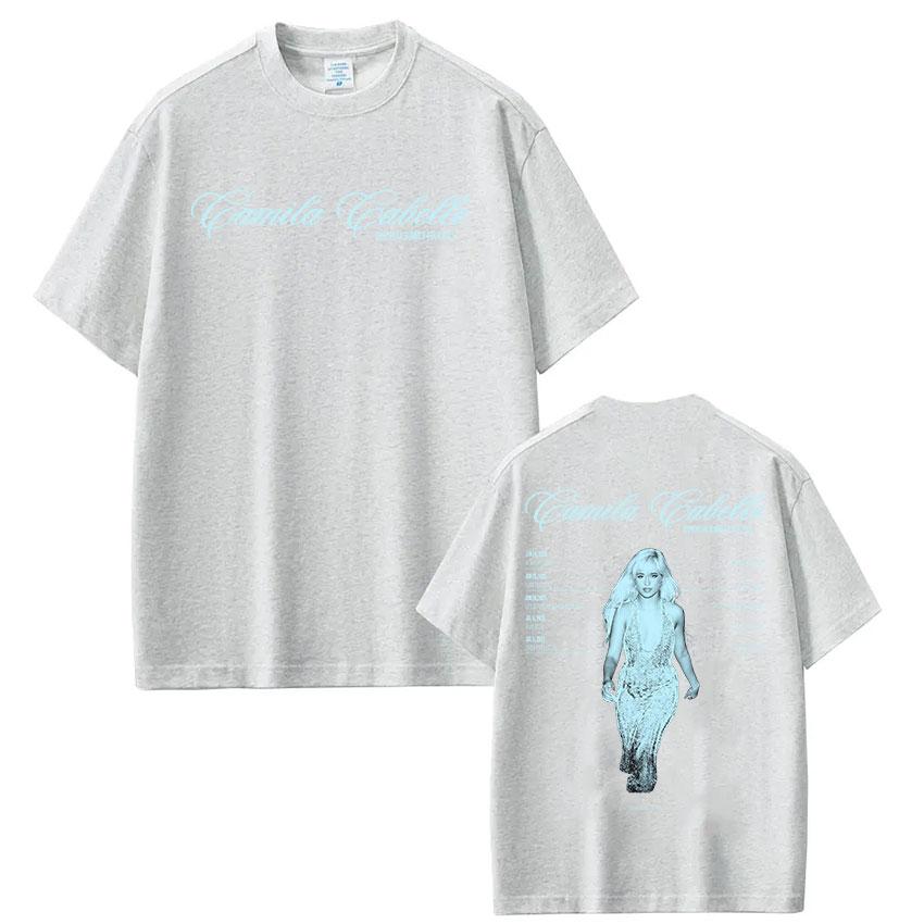 Camila Cabello Tour 2025 Print T Shirts Unisex Unisex Retro Aesthetic Clothing TShirt Casual Pure Cotton Oversized Tees Streetwear