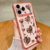 Card Slot Pocket TPU Case For iPhone 17 Pro Air 16e 16 15 14 13 Pro Max 12 11 Leopard Print Love Heart Pattern Soft Phone Cover