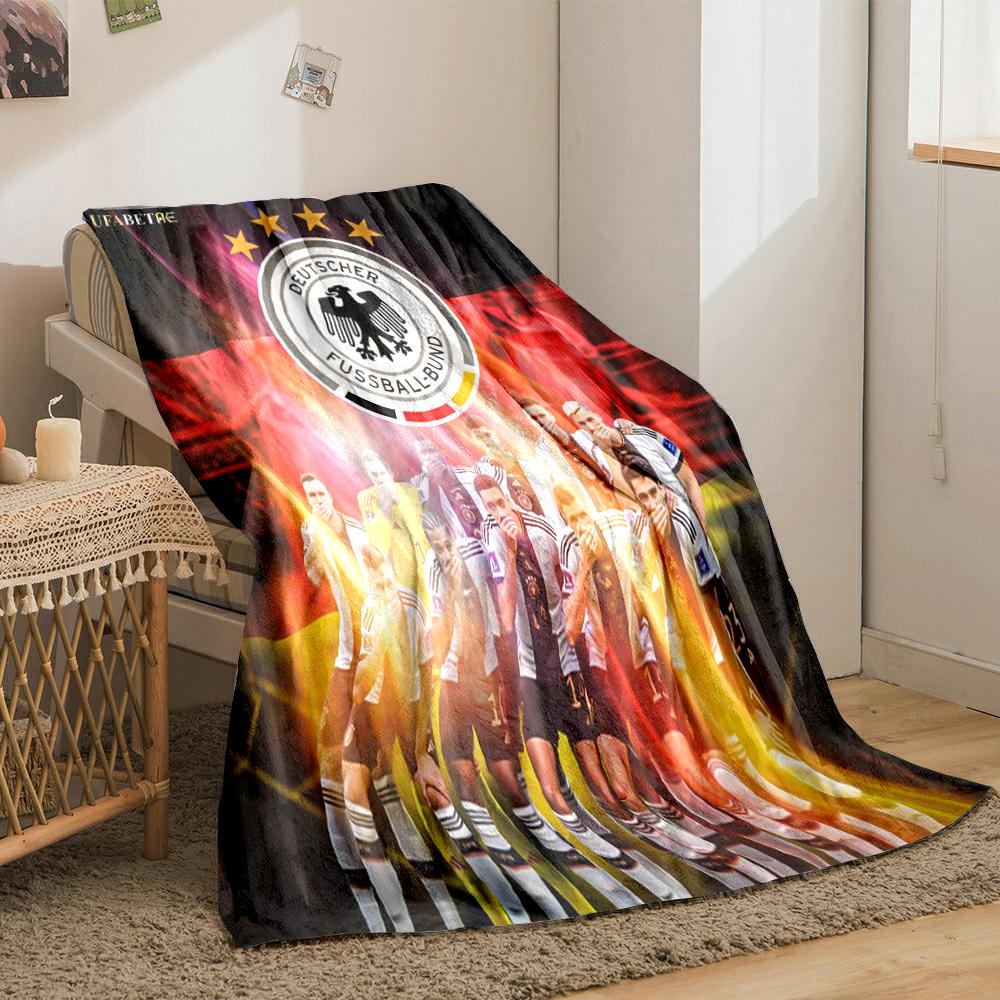 German Football Team Designed Flannel blanket for bedroom, living room, sofa, and nap
