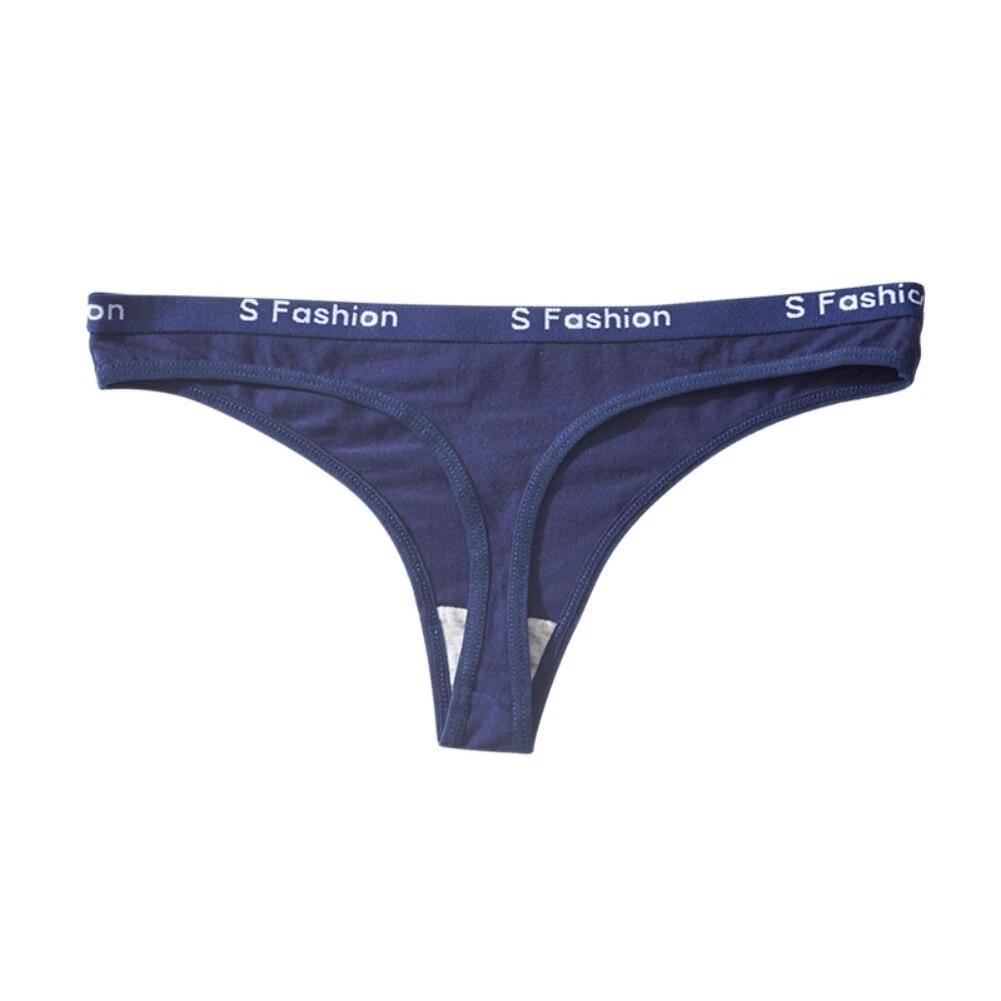 

Жіночі спортивні стрінги з Т-подібною спинкою та еластичним поясом з логотипом. Трусики з принтом. Жіноча бавовняна нижня білизна. Трусики з низькою посадкою. L