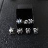 High Street Metal Ring Punk Style Star Angel Snake Eye Design Finger Jewelry