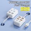 4/6-Port High-Speed USB Charging, Multi-Device Fast Charging ,  Tablets, and Phones, Desktop/Wall Plug Charger, Dual-Row Smart Allocation