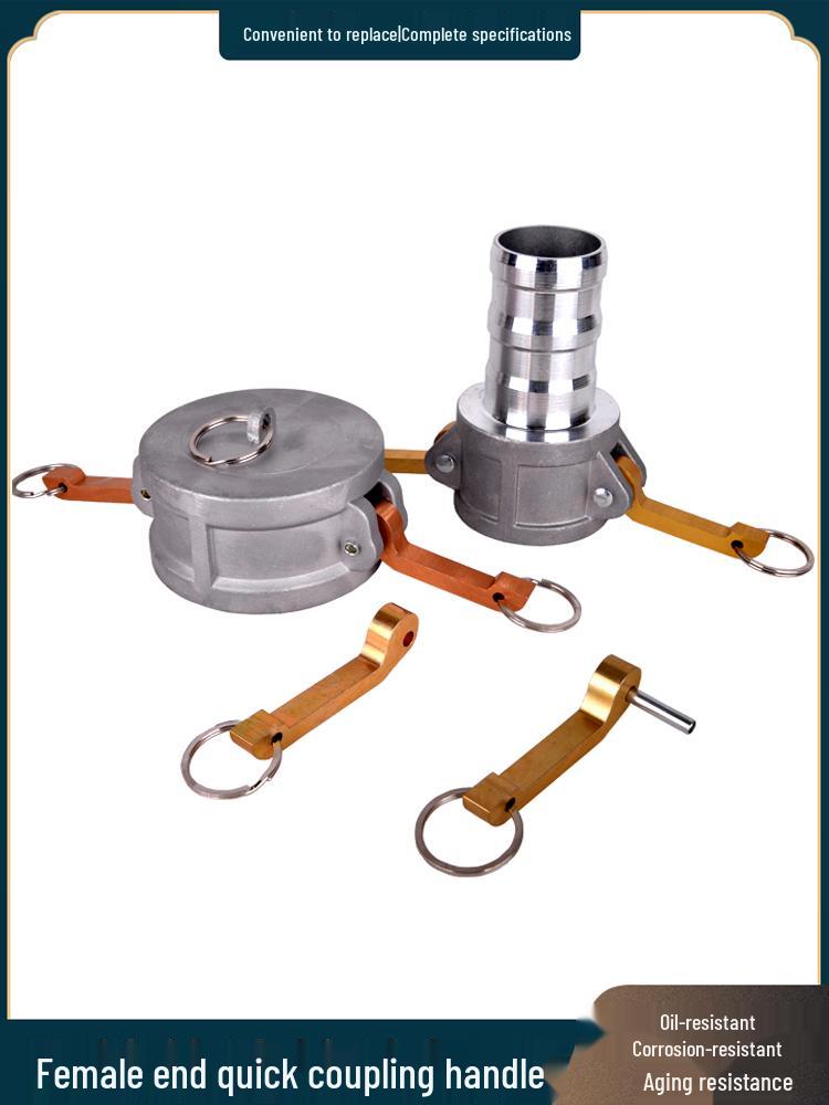 Schnellkupplung Buchse Dichtung 1-4 Zoll Dichtring Unterlegscheibe mit Laschen und Griff