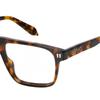 Off White Unisex Adult Style 8h Square Tortoise Shell Glasses