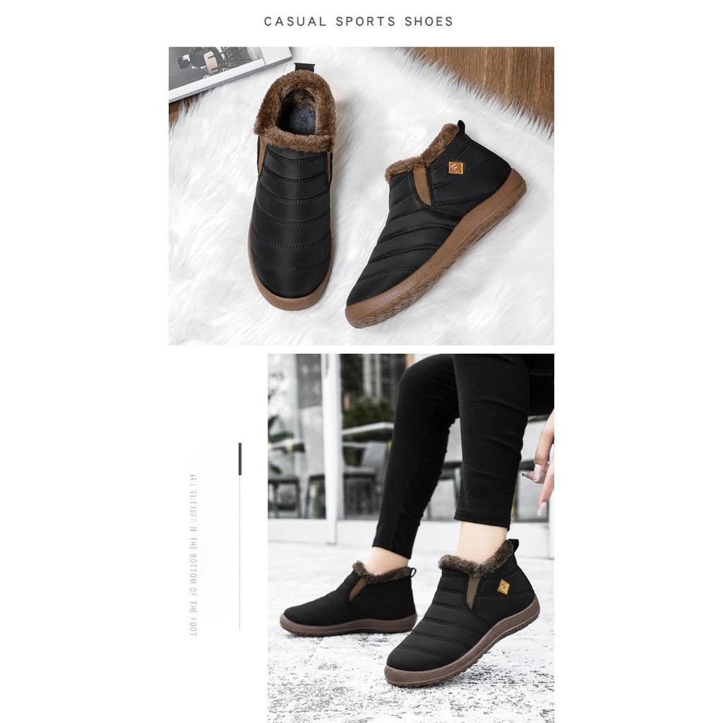 Cotton Boots, Snow Boots, Oversized Warm Boots with Thick Fleece Cotton Boots, High Top Cold Resistant Boots