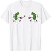 Funny Pickles Playing Pickleball Pickle Ball Women Men Sport T-Shirt
