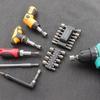Hex Handle Air Screwdriver Set, 6.35mm, 9/14-piece Metric & Imperial Socket Head Drill Accessories