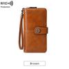 Women Wallets RFID Blocking Long Wallet Clutch Purse