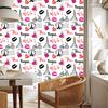 Fashionable Paris wallpaper for living room and bedroom 50x1000