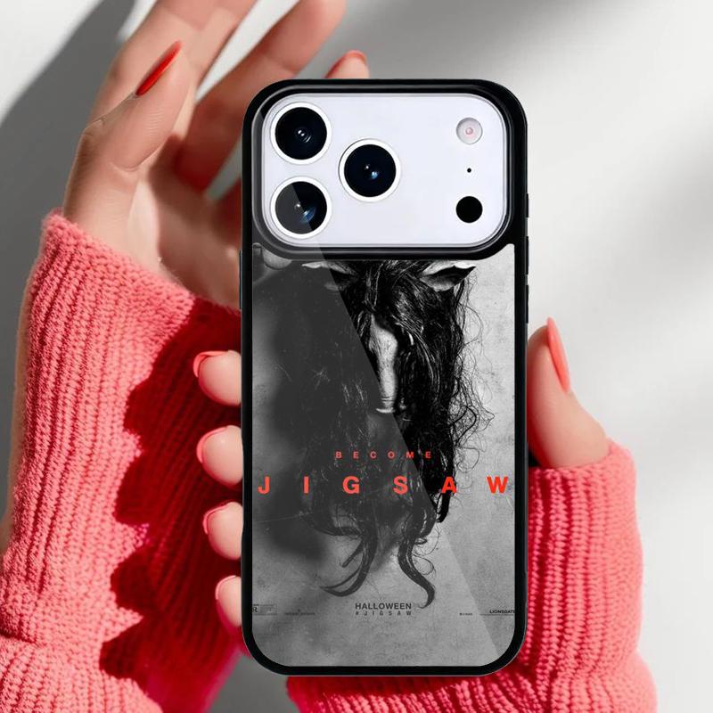 Jigsaw Saw Phone Case for iPhone 17 16 15 14 13 Pro Max Back Cover for 12 11 Pro Coque iPhone 14