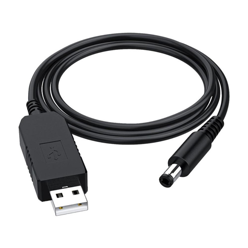 USB To DC 5V/9V/12V Step Up Converter Cable Multi-Function Voltage Conversion Cord with 8 Adapter Plugs
