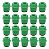 20 Pack Strong Threaded End Caps Heat Resistant Plastic Plugs Home Plumbing Irrigation Systems