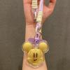 Mickey Mouse 20mg Pure Gold Keychain Pendant - Creative Cartoon Design for Phone or Car