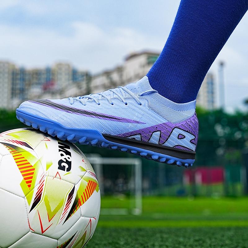 New Men Football Boots Mid-top Non-Slip Cleats Futsal Soccer Shoes High-quality Sneakers Match Indoor Hot-selling FG/TF