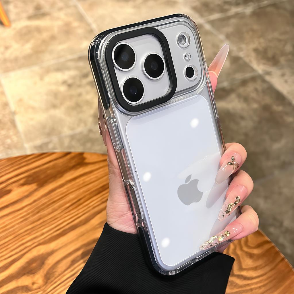 Luxusní průhledný kryt na telefon Pro iPhone 11 12 13 14 15 16 17 Pro Max Plus Air Clear Bumper Zadní kryty