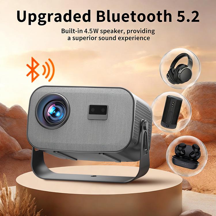 A10 Ultra HD International Projector for Bedroom, Office, or Dormitory.