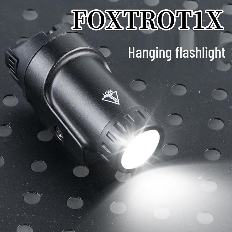 FOXTROT1X Metal Undermount LED Strobe Flashlight - 500 Lumens, 20mm Rail, Outdoor Lighting