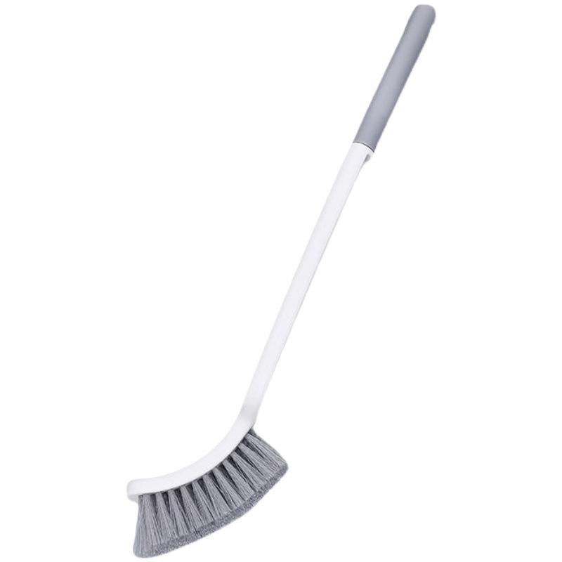 Wall-Mounted Soft Bristle Long-Handle Toilet Brush for Efficient Bathroom Cleaning