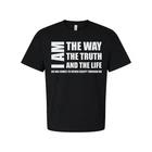 Christian Unisex T Shirt I Am The Way The Truth And The Life Graphic Tee Biblica L