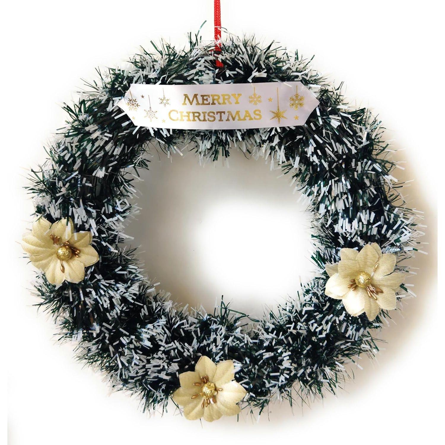 

Designer Christmas Wreath for Front Door/Wall Hanging/Decoration for Xmas Party/Christmas Decorations for Home/Gifts/Wreath
