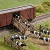 10Pcs Simulation Cattle Statues 1:87 Scale Tiny ABS Cow Models For Tabletop Bookshelf Display and Kids Room Decoration