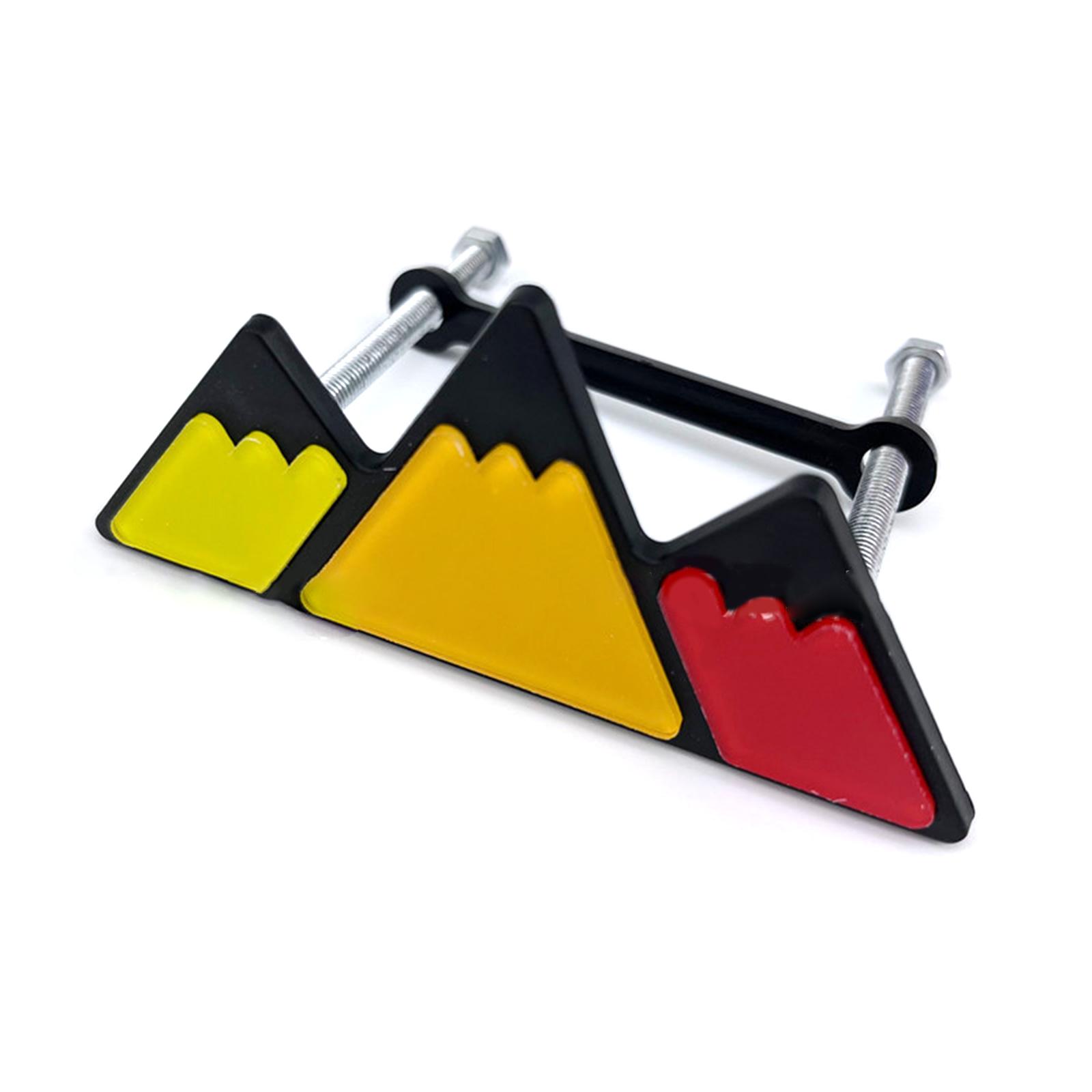 

Высокопроизводительные эмблемы на решетку радиатора, декоративные аксессуары, этикетки для автомобилей, простая установка для TACOMA- 4RUNNER- красный