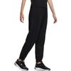 Adidas Originals Trefoil Solid Color Zip Joggers With Drawstring Cuffs Women Bottoms Black HD0340