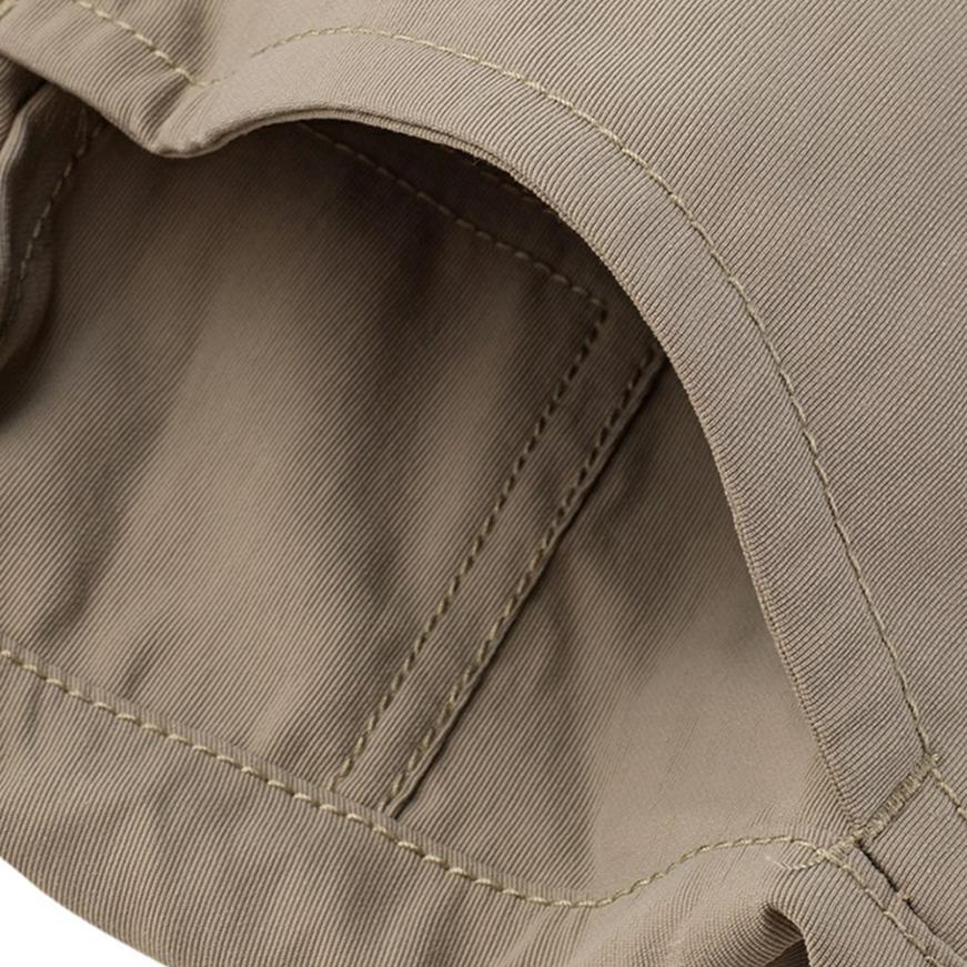 Vans Solid Color Cargo Pocket Woven Belt Sports Shorts Men Shorts Khaki VN0A5FL8YEH