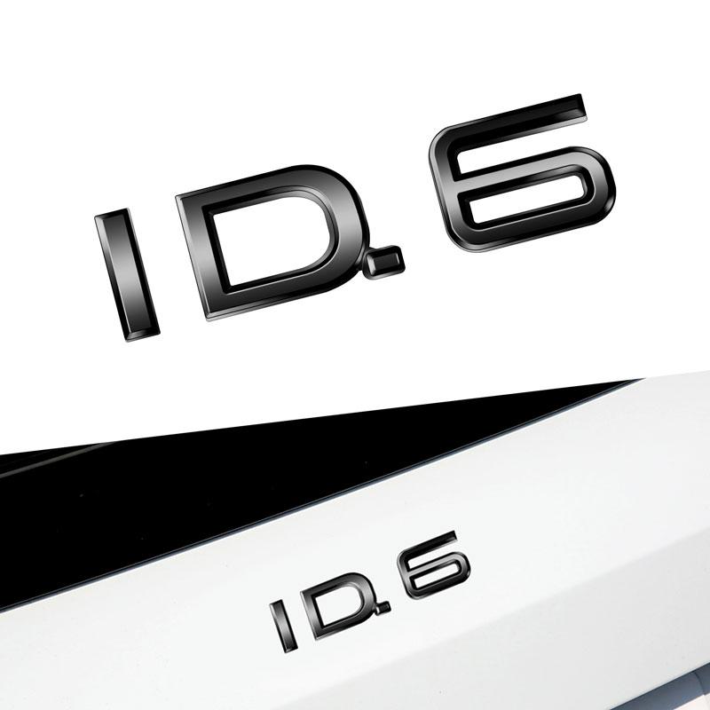 Pro ID.3 ID.4 ID.5 ID.6 Nápisový emblém ID řady GTX ID.4X Crozz ID.6X EV kovový odznak s logem na karoserii, zadní samolepka