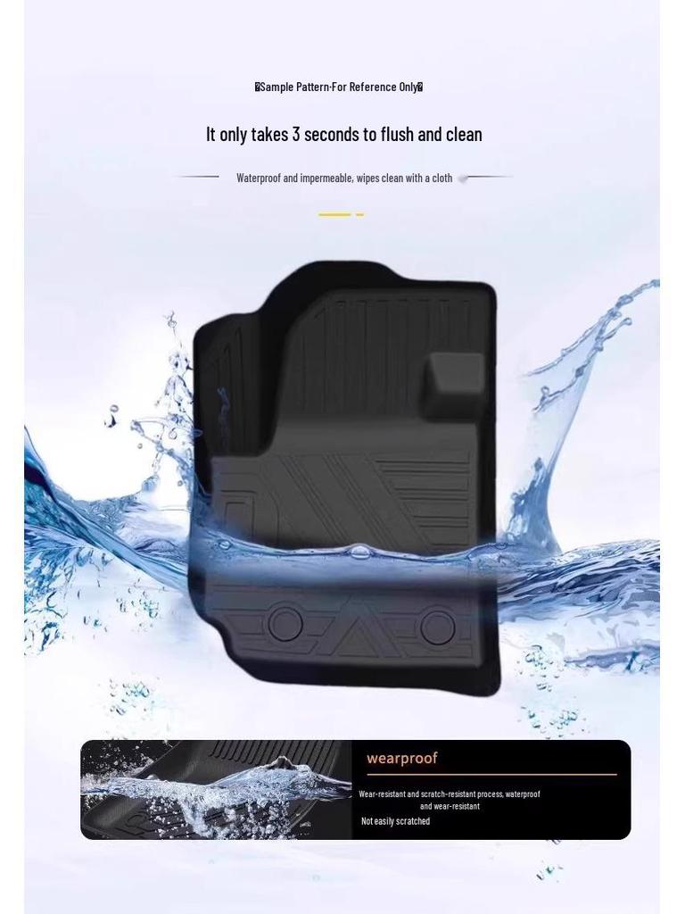 Eco-friendly Waterproof TPE Custom-fit Car Floor Mats for 2020-2023 Kia Sorento