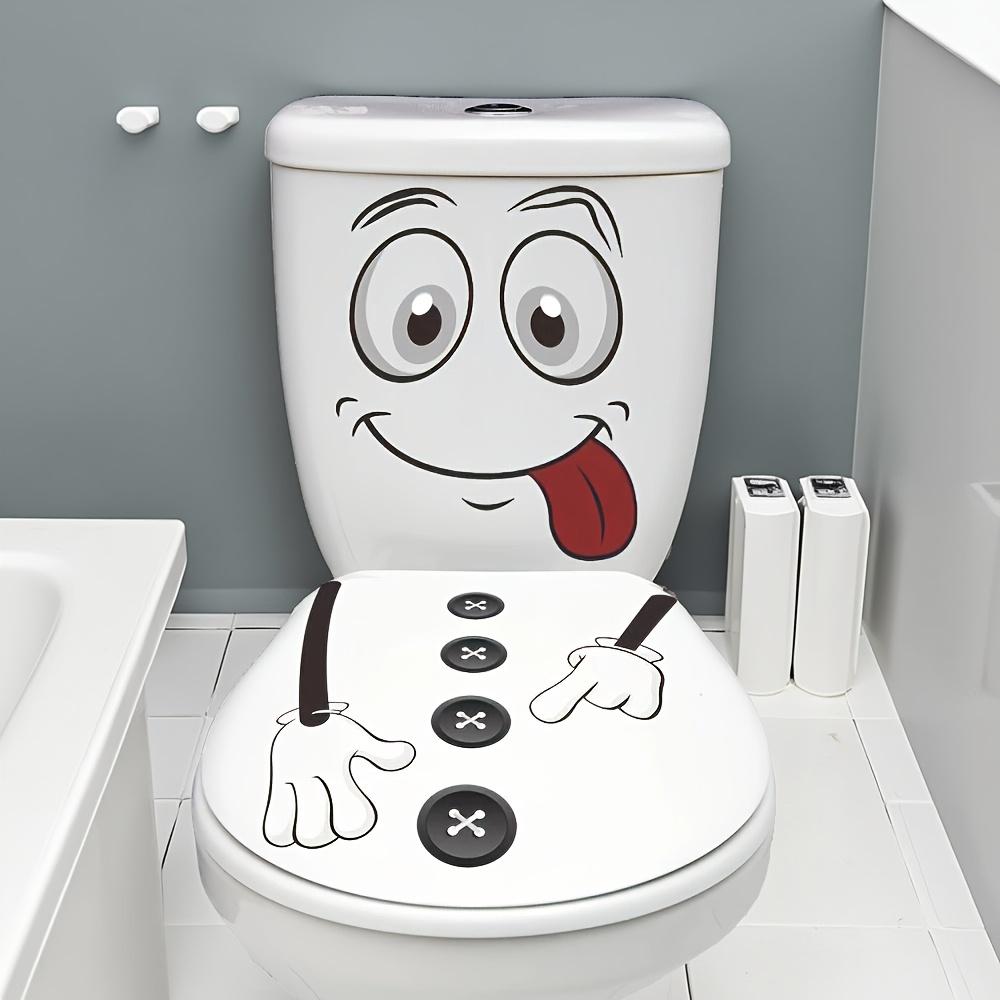 4pcs Cartoon Face Self-adhesive PVC Stickers,expression Stickers,glossy Glitter Decorations for home,Christmas Party Decorations