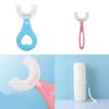 U-shaped Baby Toothbrush Designed For 1 Year Old With Fun And Safe Silicone