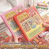 Kawaii Çok Renkli Aktivite Kitapları Kağıt El Yapımı Meşgul Kitap Sahne Malzemesi Karikatür Tasarım Malzemesi Sticker Kitabı Çocuklar İçin Öğrenme