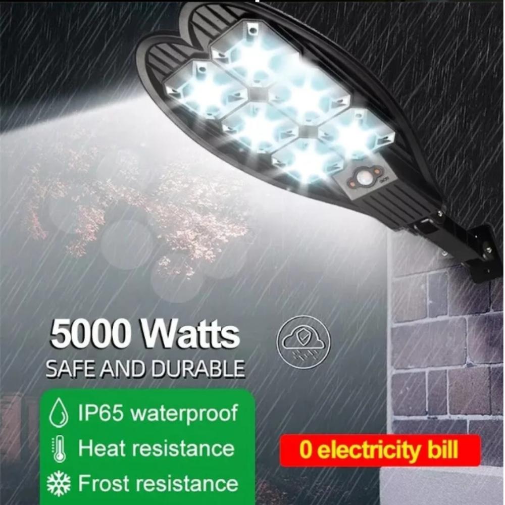 6000 Lumens Latest Outdoor Solar LED Light 3 Modes Outdoor Solar Lamp Motion Sensor Waterproof Solar Garden Street Lamp