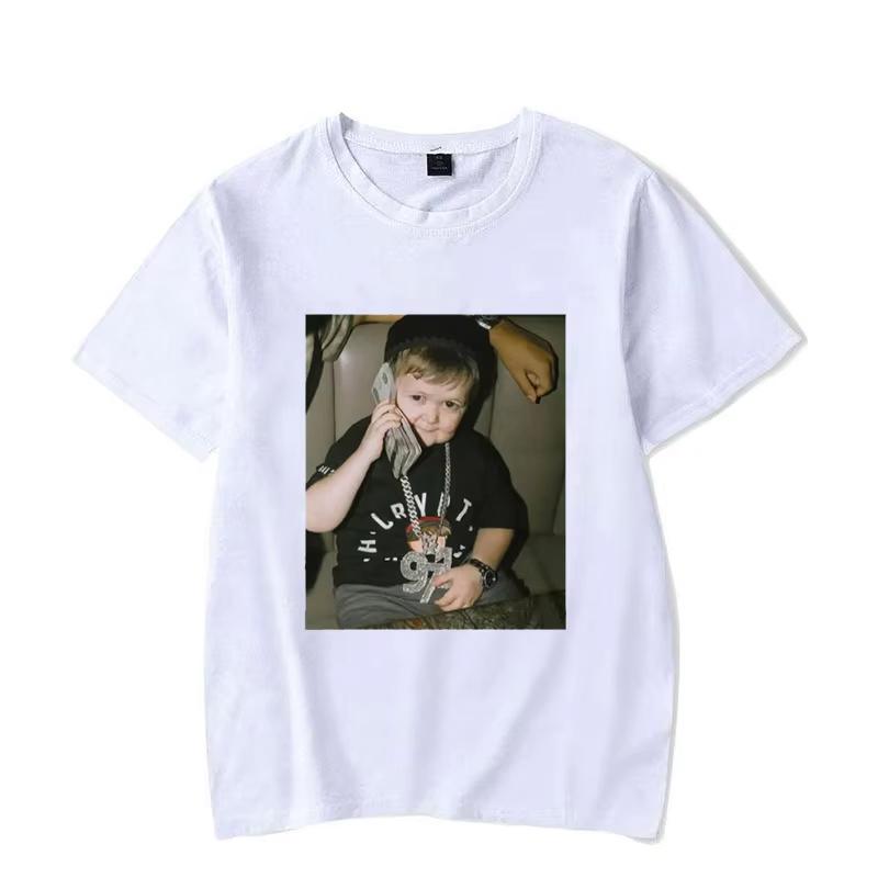 Hasbulla Fighting Tshirt Mini Khabib Blogger Graphic Tshirts Unisex Women High Quality Oversized Tee Shirt Streetwear S