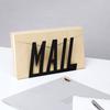 Desktop Iron Mail Organizer Metal Desk Letter Holder Documents and Notepads Storage Rack for Home Office School